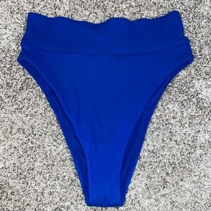 Aerie High Waisted High Cut Cheeky Bikini Bottoms